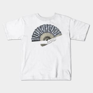 Victorian Fan Illustration Kids T-Shirt